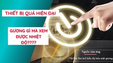 Hướng dẫn lắp công tắc cảm ứng gương có hiển thị thời gian và nhiệt độ|Gương led cảm ứng thông minh