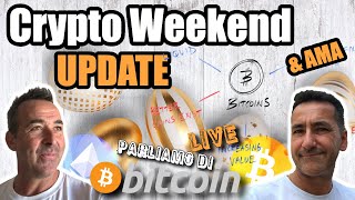 🔥Aggiornamento Crypto Weekend &amp; AMA - Parliamo di Bitcoin Live - Analisi Live Week 14