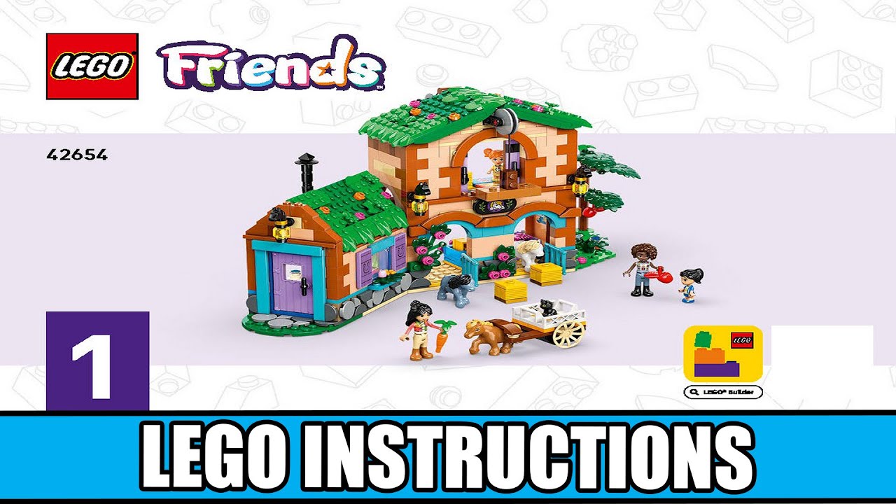 Friends - Pony Ranch & Stable - Vet LEGO instructions