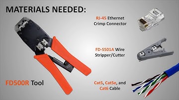 How to Make an Ethernet Cable!   FD500R Crimp Tools   YouTube
