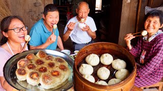 Traditional Chinese Mouthwatering Bao | Primitive Rural Life