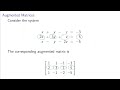 5. Understanding Linear Algebra 1.2: Augmented Matrices and Row Operations