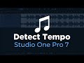 How to Get the Tempo (BPM) of your Beat in Studio One Pro 7