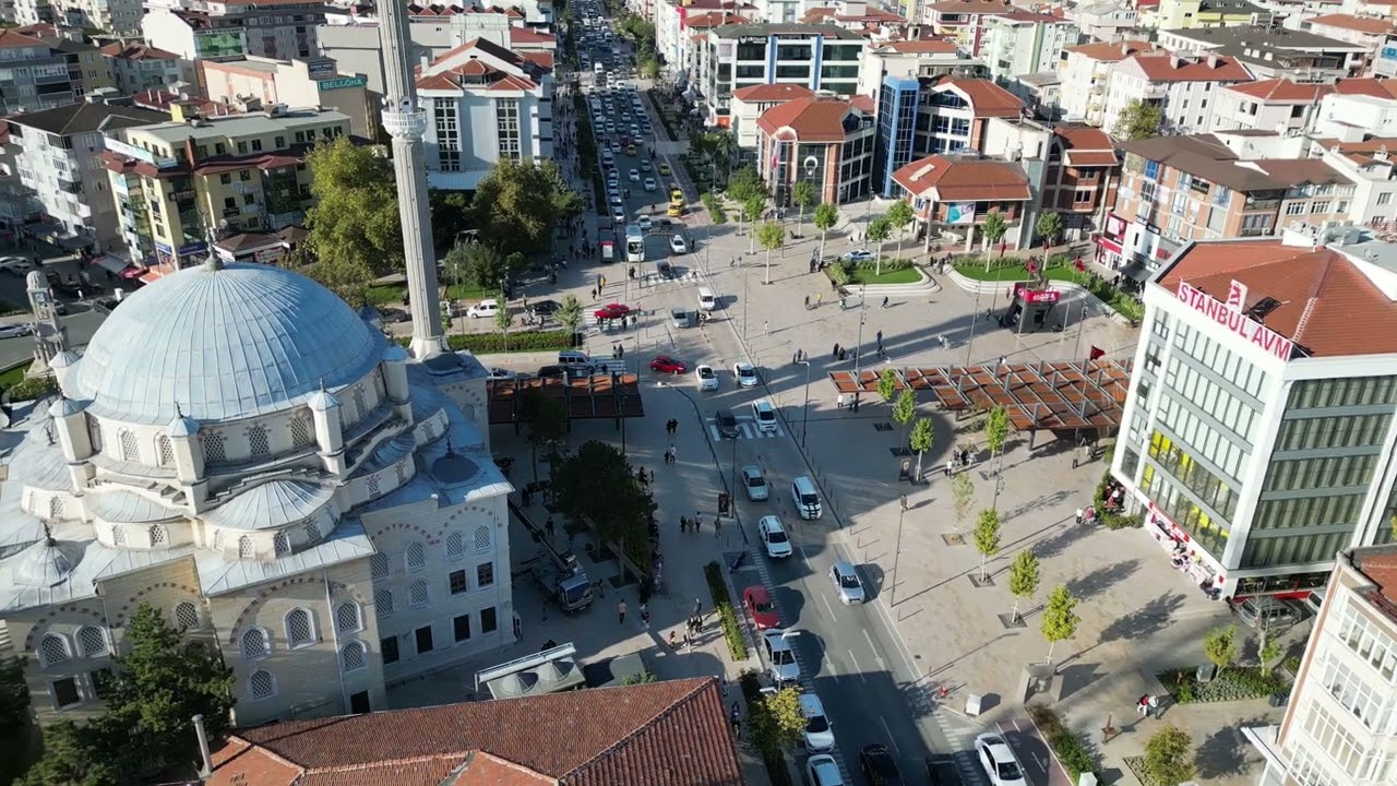 Çerkezköy Kuş bakışı kameraya yansıdı.