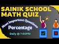 Quiz competition  percentage most important questions