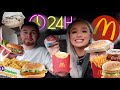 we ate ONLY MCDONALDS food for 24 HOURS!!! | FAST FOOD CHALLENGE