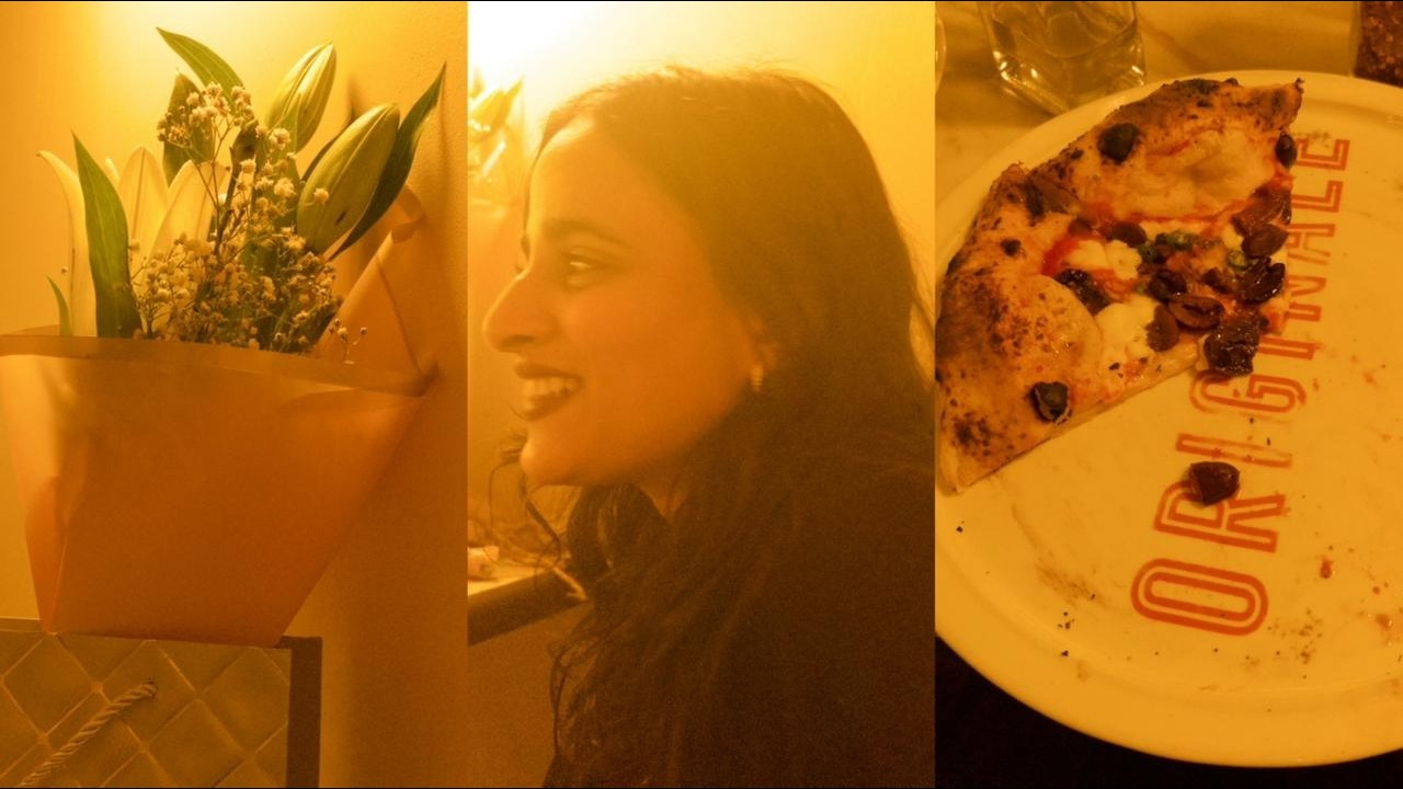 life in kolkata | pizza date, flowers & more