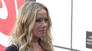 Christina Applegate arriving at Dizzy Feet Dance Gala