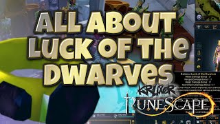 Luck of the Dwarves 💍 - What, Why and is it worth it #runescape3 #runescape