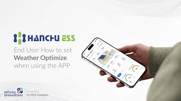 Hanchu ESS   End User   How to set Weather Optimize when using the APP