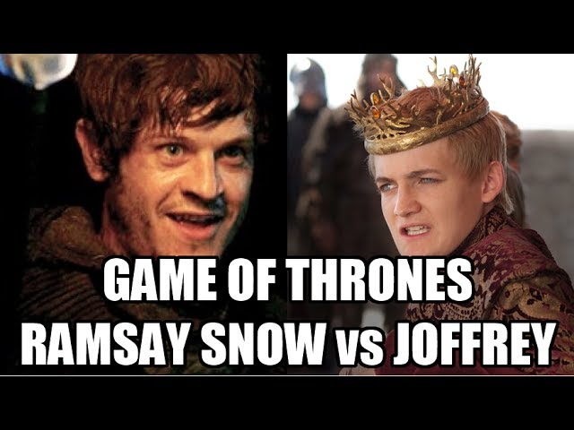 GAME OF THRONES Cast decide "Who is worse Joffrey or Ramsay Snow?" GAME OF THRONES Cast decide "Who is worse Joffrey or Ramsay Snow?" #1