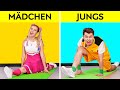 PRO VS NEULING GYMNASTIK! UNMÖGLICHE AKROBATIK Challenge! 24H Körper-Tricks auf 123 GO! SCHOOL