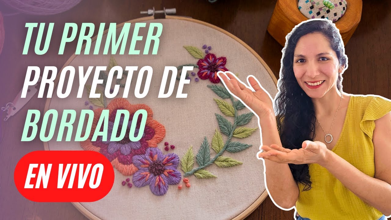 Proyectos y puntadas simples para empezar a bordar 🧵