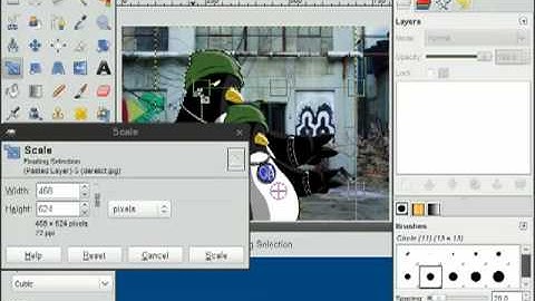 Using GIMP to create GRUB Image