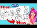 Coloring Frozen Anna & Elsa Growing Up