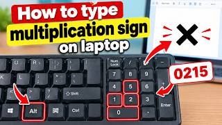 How to type multiplication sign on laptop News