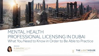 Mental Health Professional Licensing in Dubai