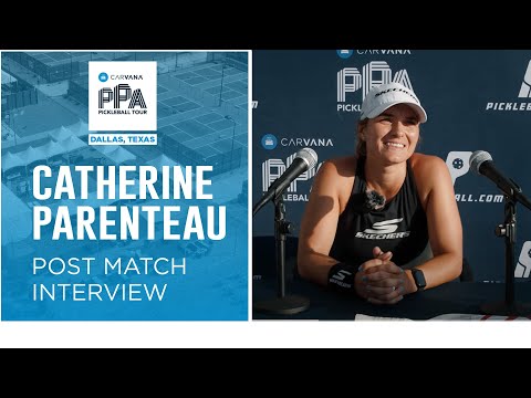 Catherine Parenteau Advances To Championship Sunday in Women's Singles