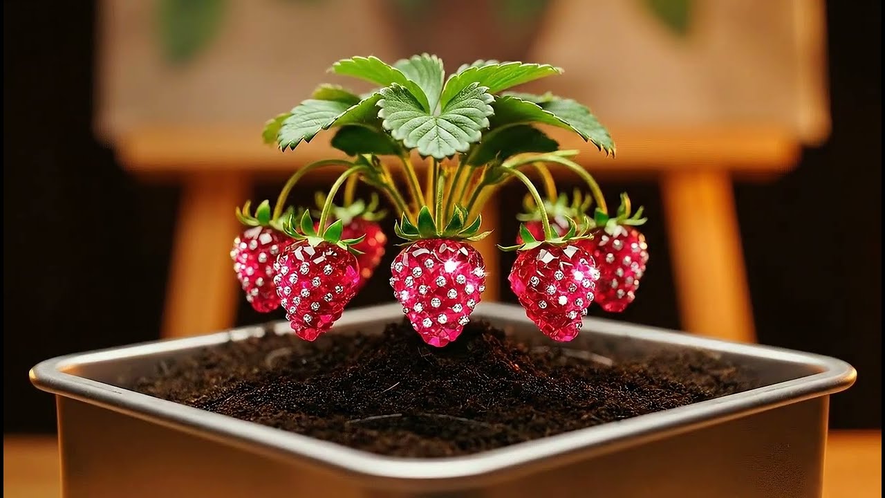 30 Magical Gemstone Fruit Growth Animations | Crystal ASMR Art in 4K