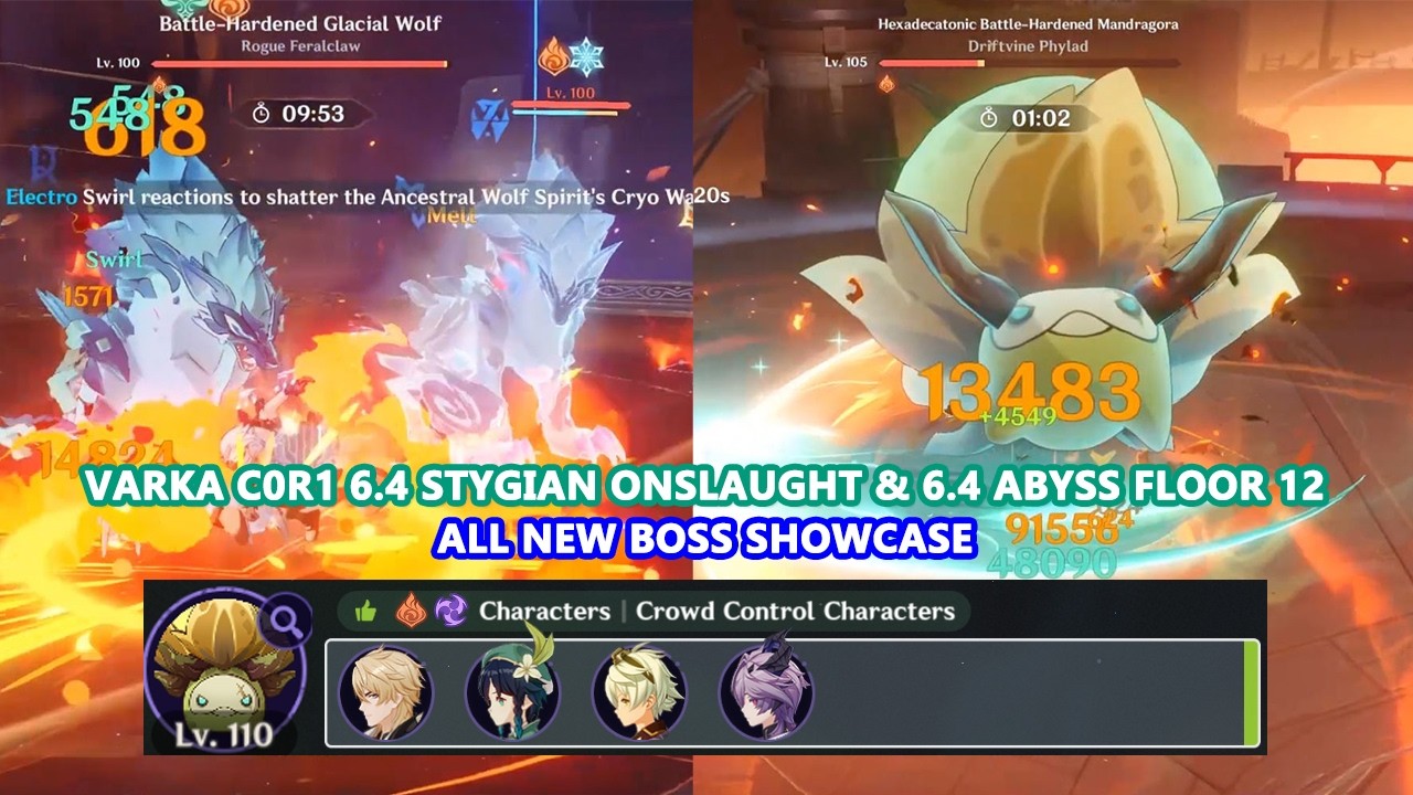 Varka C0R1 6.4 Stygian Onslaught & 6.4 Abyss Floor 12 : All New Boss Showcase