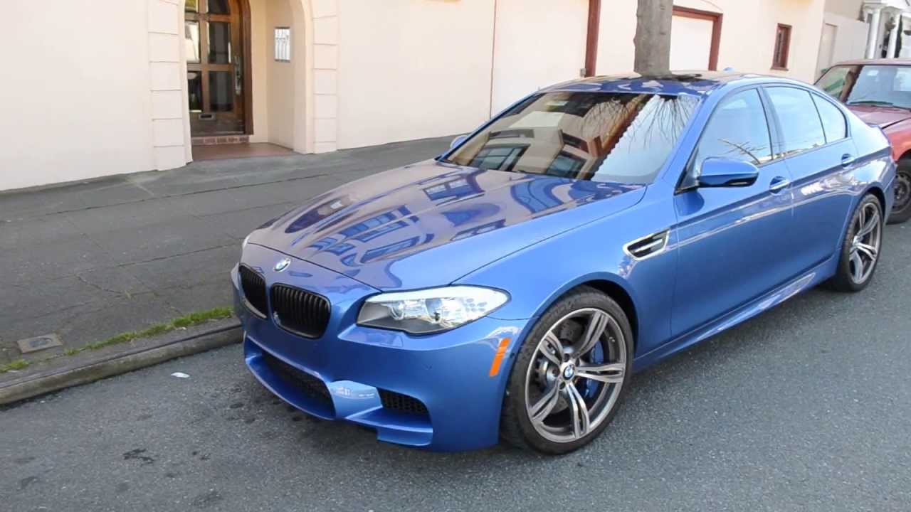 BMW F10 M5 in blue or grey? You choose! - YouTube