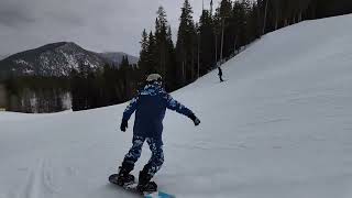 DJI Osmo Pocket 3 1080p Sample Video Clip - Snow boarding at Breckinridge
