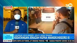 Gkpaa Mangkunegoro Ix Mangkat Jenazah Tiba Di Ndalem Ageng Solo