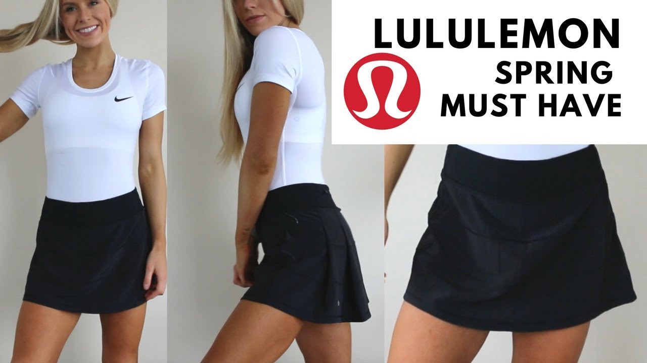 lululemon skirt with shorts