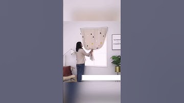 Rèm cửa sổ dán đẹp mắt, không khoan đục