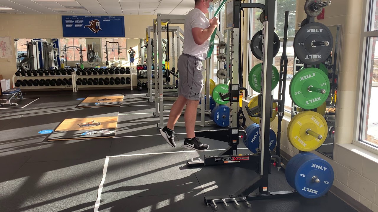 Band Assisted Alternating Split Jumps No CM - YouTube