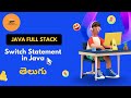 SV11 - Switch Statement in Java | Syntax, Break Keyword &amp; Example Program for Beginners