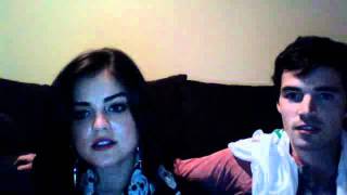 Lucy Hale & Ian Harding Ustream 2012\2\2 Part 4