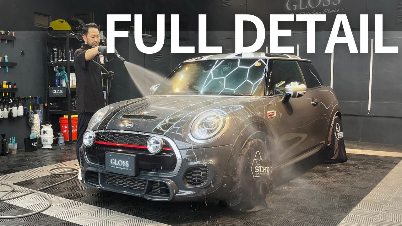 MINI JOHN COOPER WORKS. Exterior Full detail | Car wash | Car detail | ASMR |