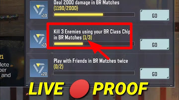 Kill 3 enemies using your br class chip in br matches | LIVE 🔴 Proof