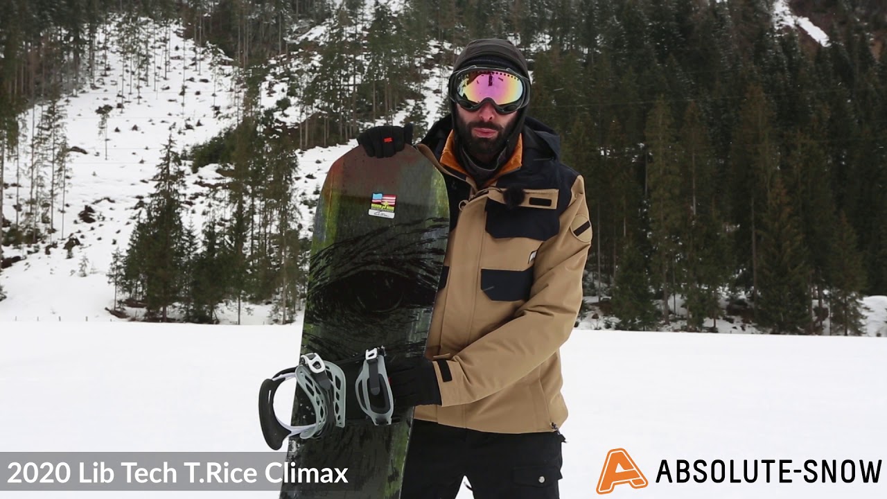 2019 / 2020 | Lib Tech T.Rice Climax Snowboard | Video Review 