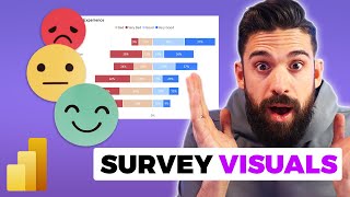 top 3 survey visuals in power bi