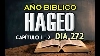 SEPTEMBER 29, 2022 | THE BIBLE IN ONE YEAR - Biblical Year - Day 272 || HAGGAI 1-2