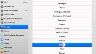 How to add swedish keyboard to iPad iOS 5 screenshot 3