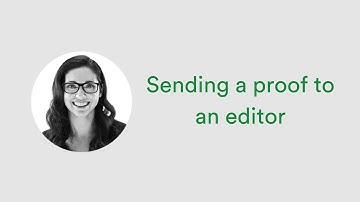 PageProof workflow: Tips to send a proof to an Editor