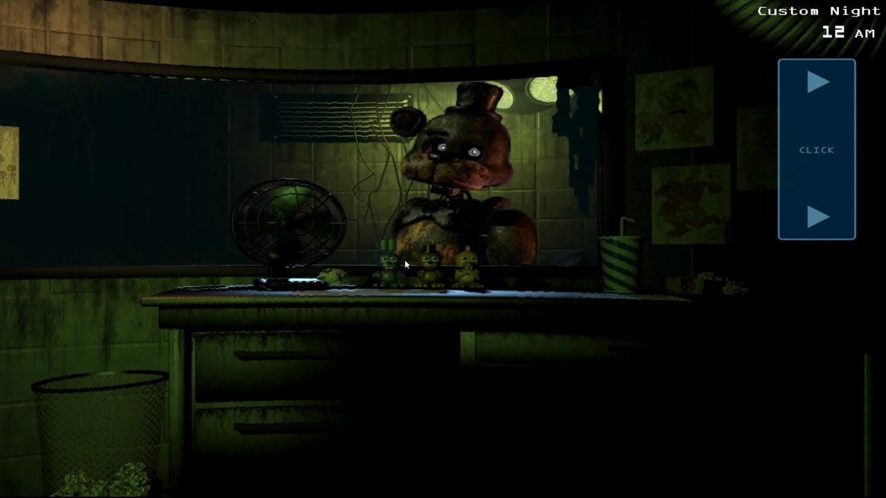 Классический Фредди, но Разрушенный – Ignited Freddy (FNaF 3)