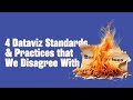 4 Dataviz Standards &amp; Practices that We Disagree With -  Elevate Dataviz Show #16