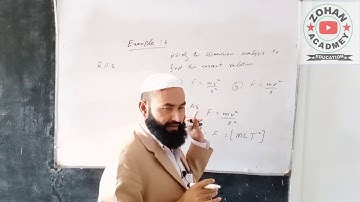 Example 1.6 Class 11 physics solved by Zohan academy