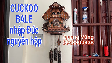 ĐỒNG HỒ CUCKOO NHẢY PALE NHẬP ĐỨC NGUYÊN HỘP CHẠY TUẦN 2 BẢN NHẠC