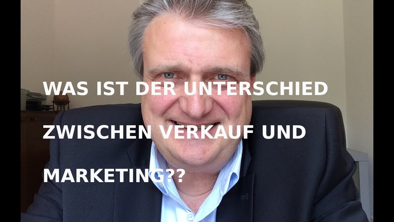 Der Unterschied zwischen Verkauf und Marketing - Oliver Paas