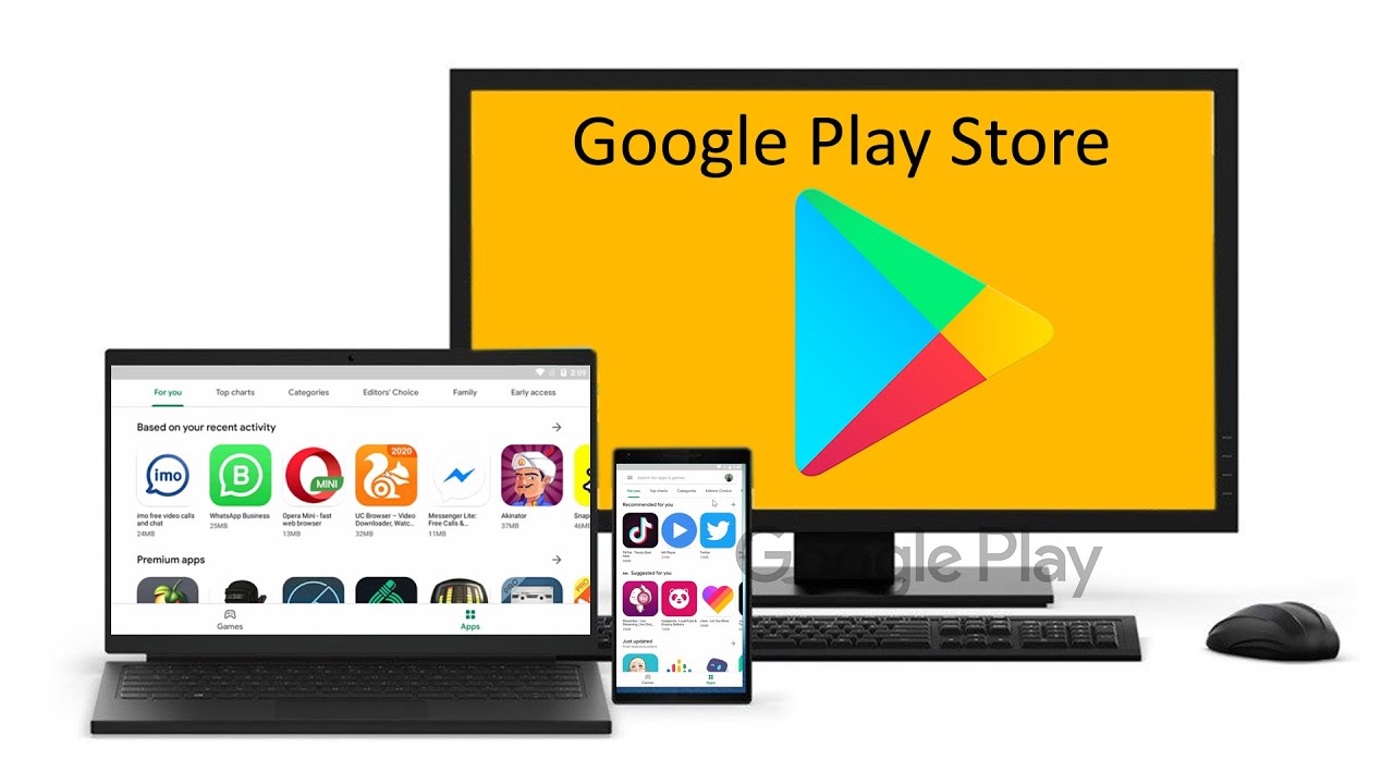 install google play apps on windows 10