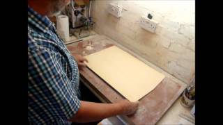 Joining the Soundboard and cutting rosette channel