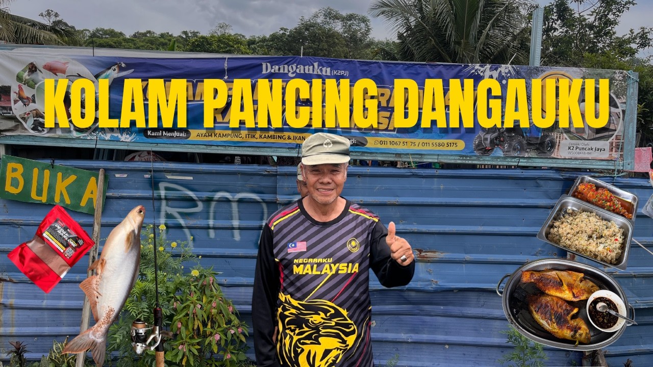 Masuk RM5? Best ke tempat ni? | Memancing di Kolam Pancing DangauKu Semenyih