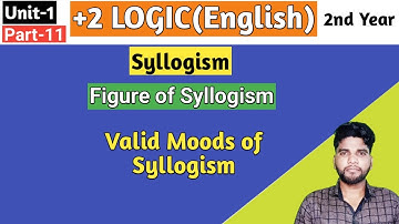 Logic,Figure of Syllogism, Valid Moods of Syllogism