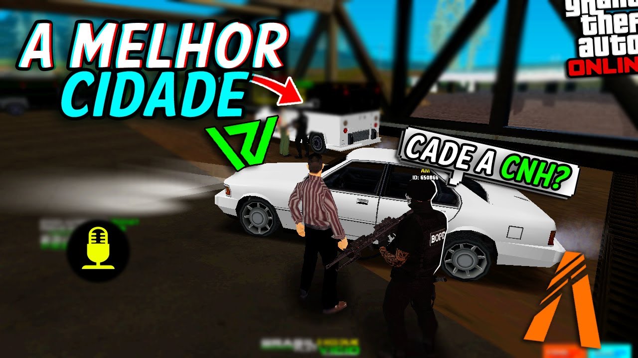 FINGINDO ser HACKER NO BRASIL ROLEPLAY - GTA RP SAMP MOBILE 