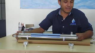 Instalación inicial de sistema germicida ultravioleta